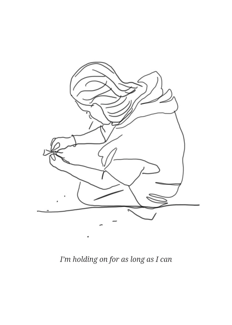 I'm holding on